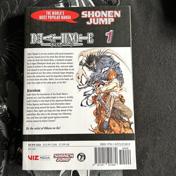 Deathnote M T-shirt and Shonen Jump #1 - Picture 2 of 4